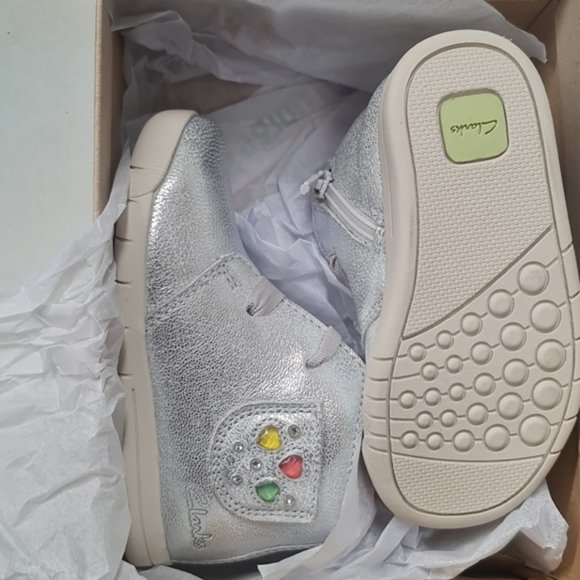 Clarks Crazy Tot FST Kids First Shoes - Picture 5 of 5